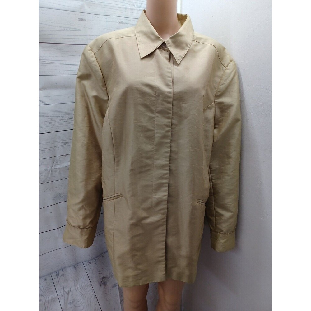 Jonathan Logan Blazer Suit Jacket Woman Sz 24W career lined Beige